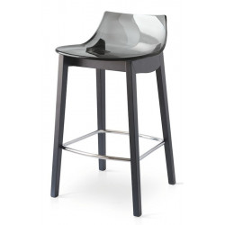 TABOURET DESIGN 65cm LED WOOD