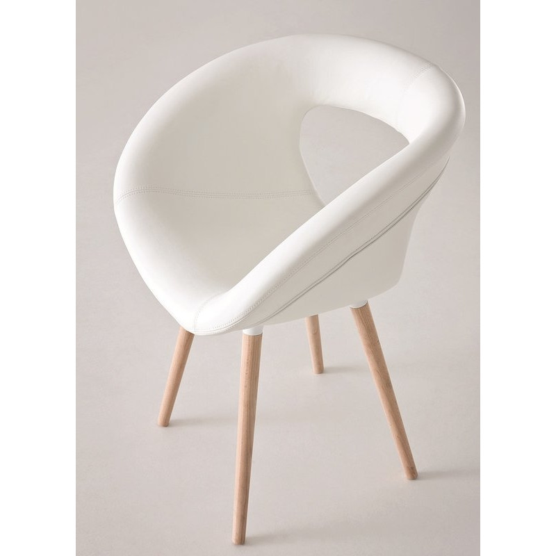 FAUTEUIL EN CUIR MOEMA75 BL FAUTEUIL EN CUIR MOEMA75 BL