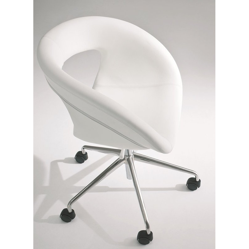 FAUTEUIL A ROULETTES REGLABLE ET PIVOTANT MOEMA FAUTEUIL A ROULETTES REGLABLE ET PIVOTANT MOEMA
