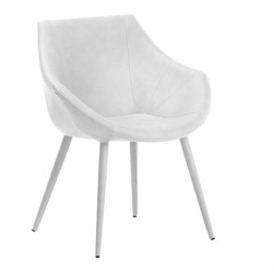FAUTEUIL DE TABLE CONTEMPORAIN EN SIMILICUIR RAVENNA