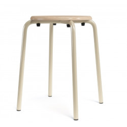 TABOURET DE CUISINE MÉTAL EMPILABLE TABBSD