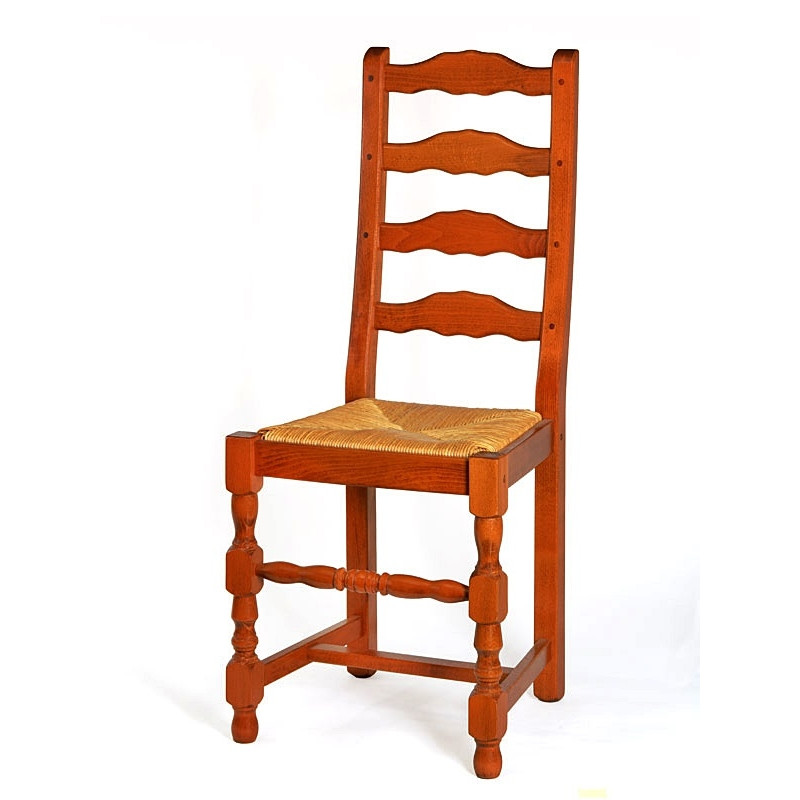 chaise salle a manger bois paille positano