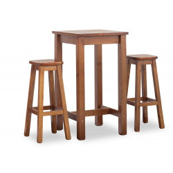 TABOURET EN BOIS QUADRO HT 65 CM PROMOTION