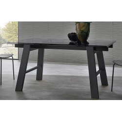 TABLE EXTENSIBLE EN VERRE HORNET