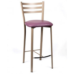 TABOURET DE CUISINE METAL LISE 65CM