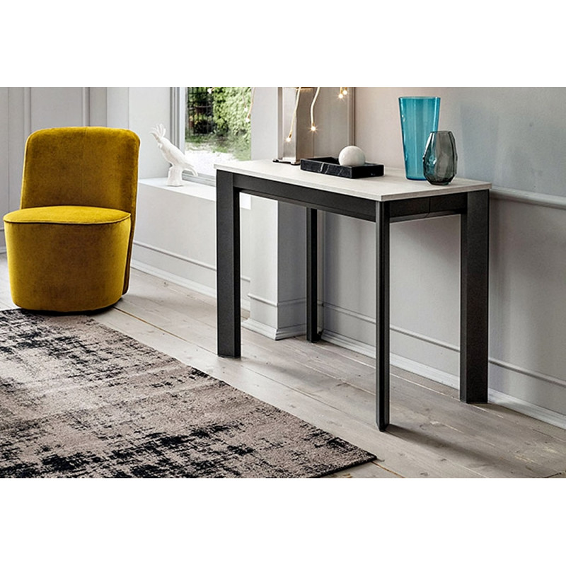 Featured image of post Console Extensible Metal - Console extensible,meuble en pin,console en bois,meuble console pas cher,console pour entrée,console bois brut,meuble en pinautomne cadeaux.