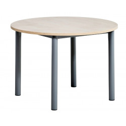 TABLE DE CUISINE EXTENSIBLE SNACK RONDE LUSTRA HT 90 CM