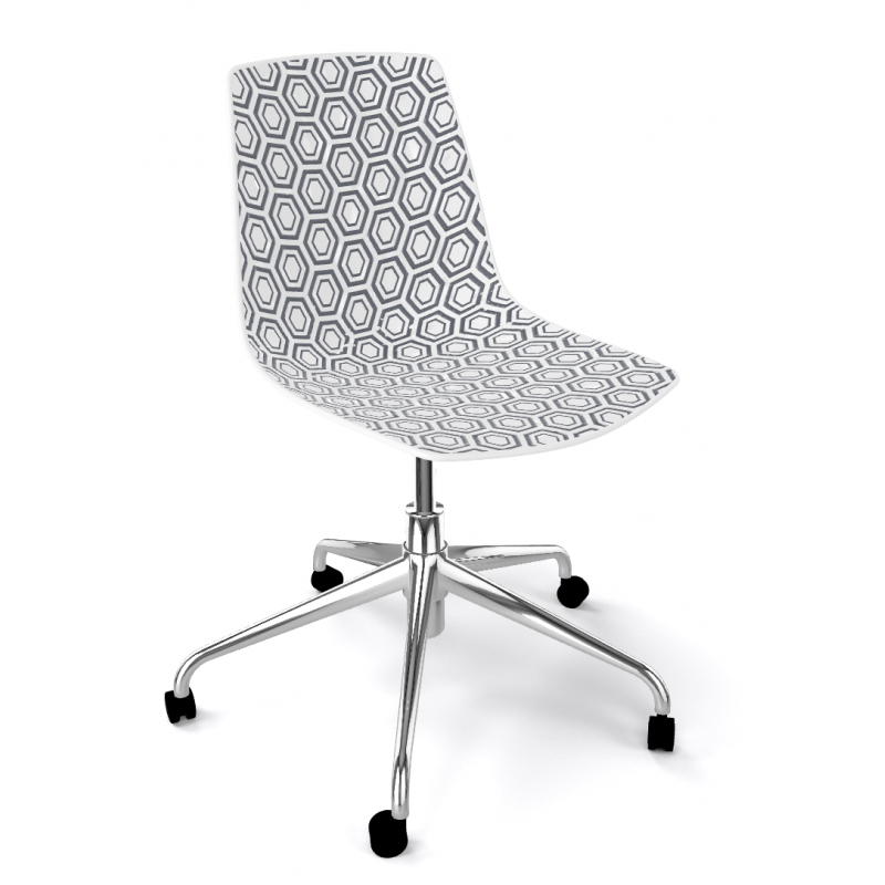 CHAISE DE BUREAU A ROULETTE ALHAMBRA 5R