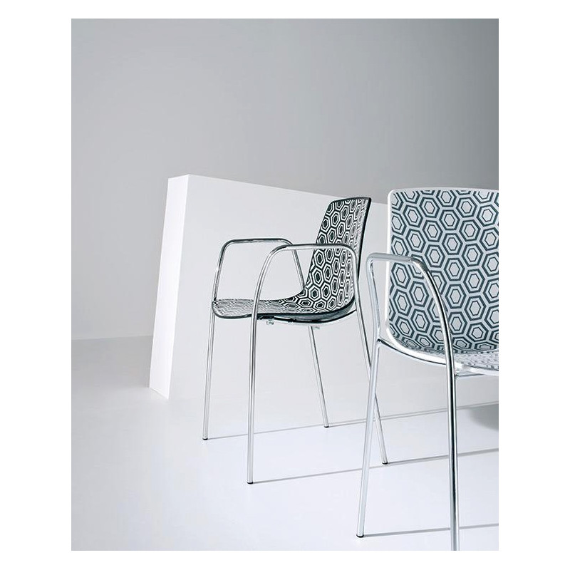 CHAISE AVEC ACCOUDOIRS EN POLYPROPYLÈNE ALHAMBRA TB