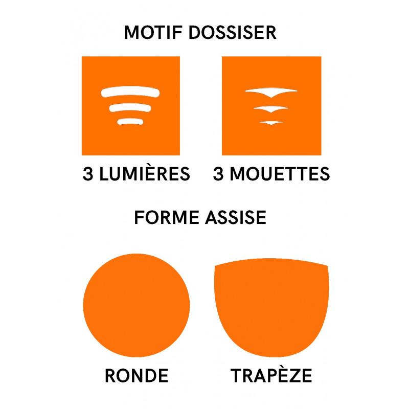 TABOURET DE BAR EMILIE HT 80