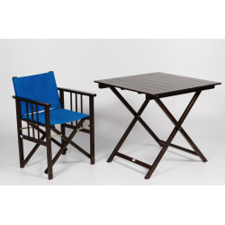 TABLE BOIS CARRÉ PLIANTE