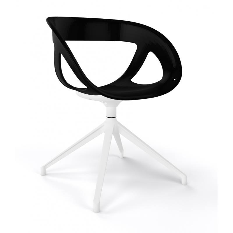 FAUTEUIL ROND CONTEMPORAIN PIVOTANT MOEMA UR