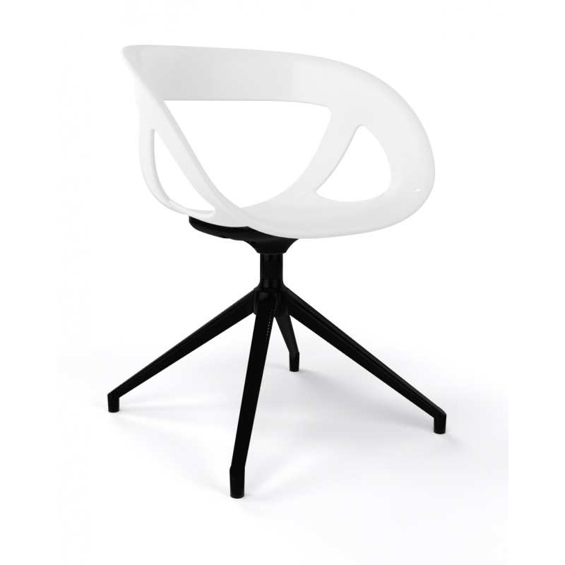 FAUTEUIL ROND CONTEMPORAIN PIVOTANT MOEMA UR
