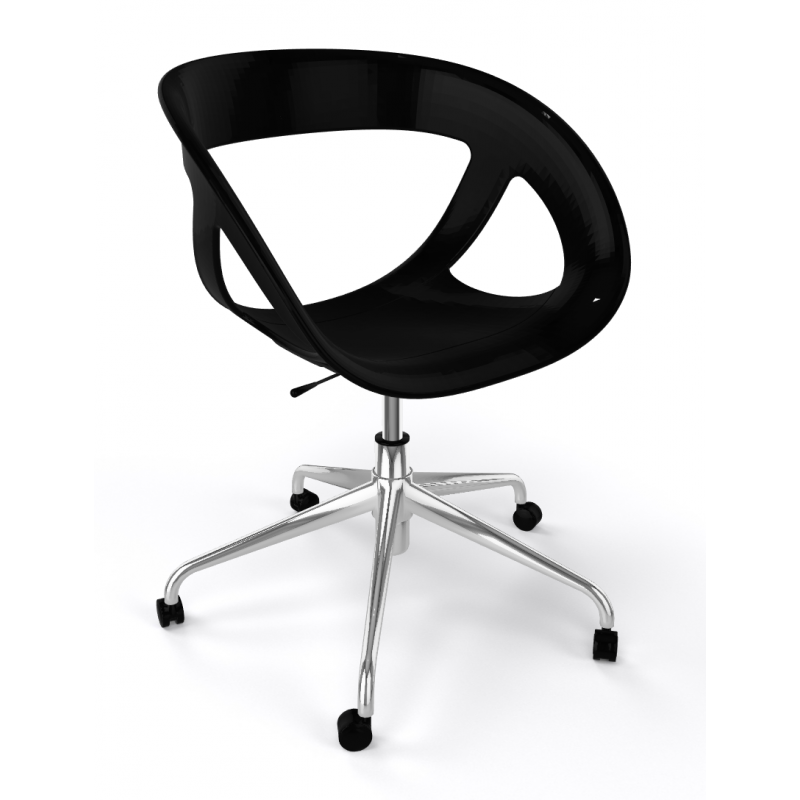 FAUTEUIL BUREAU CONTEMPORAIN EN POLYPROPYLÈNE MOEMA 5R