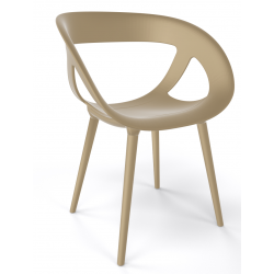 FAUTEUIL DE TERRASSE ROND EN POLYPROPYLÈNE MOEMA BP