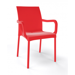 FAUTEUIL DE JARDIN EMPILABLE POLYPROPYLÈNE IRIS B