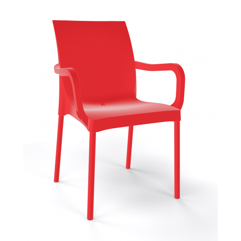 FAUTEUIL DE JARDIN EMPILABLE POLYPROPYLÈNE IRIS B