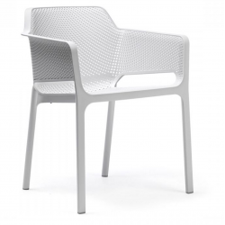 FAUTEUIL DE TERRASSE EMPILABLE EN POLYPROPYLÈNE NET