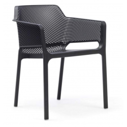 FAUTEUIL DE TERRASSE EMPILABLE EN POLYPROPYLÈNE NET