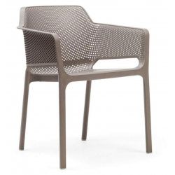 FAUTEUIL DE TERRASSE EMPILABLE EN POLYPROPYLÈNE NET