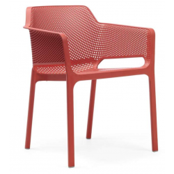 FAUTEUIL DE TERRASSE EMPILABLE EN POLYPROPYLÈNE NET