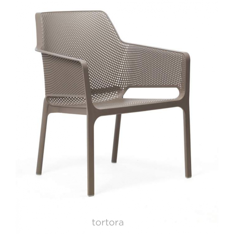 FAUTEUIL BAS DE PISCINE LOUNGE EMPILABLE NET RELAX - Le Chaisier