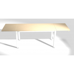 TABLE HAUTE TRÈS EXTENSIBLE EN STRATIFIÉ ALICANTE HT 90 CM
