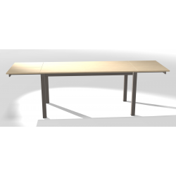 TABLE HAUTE TRÈS EXTENSIBLE EN STRATIFIÉ ALICANTE HT 90 CM