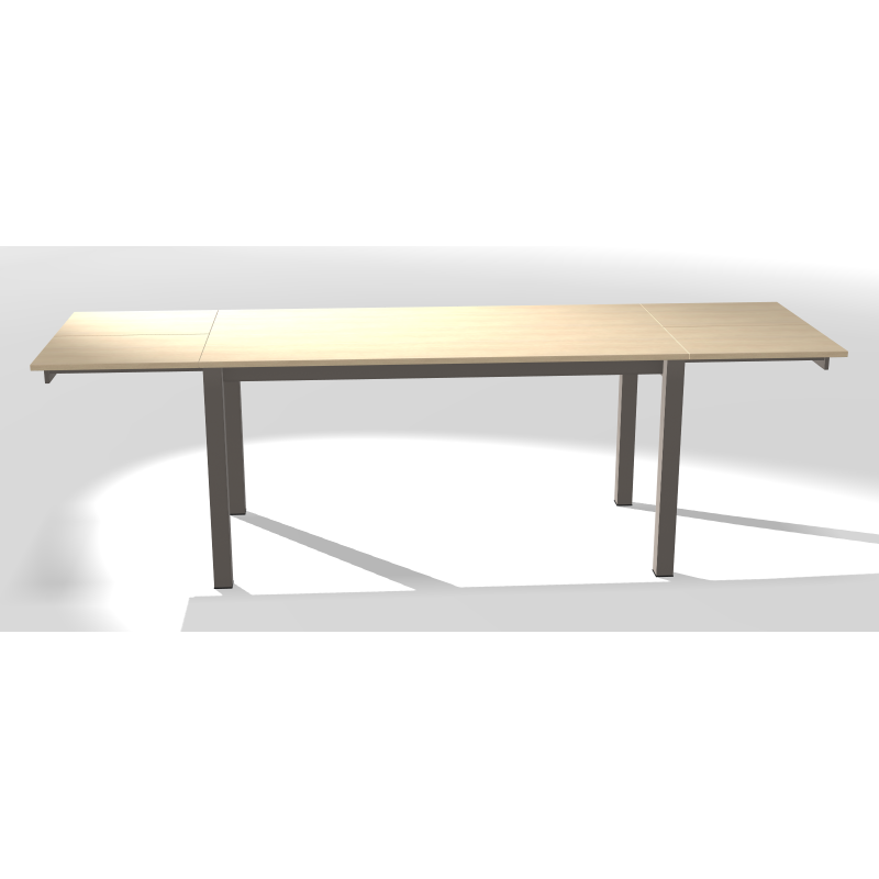TABLE HAUTE TRÈS EXTENSIBLE EN STRATIFIÉ ALICANTE HT 90 CM TABLE HAUTE TRÈS EXTENSIBLE EN STRATIFIÉ ALICANTE HT 90 CM