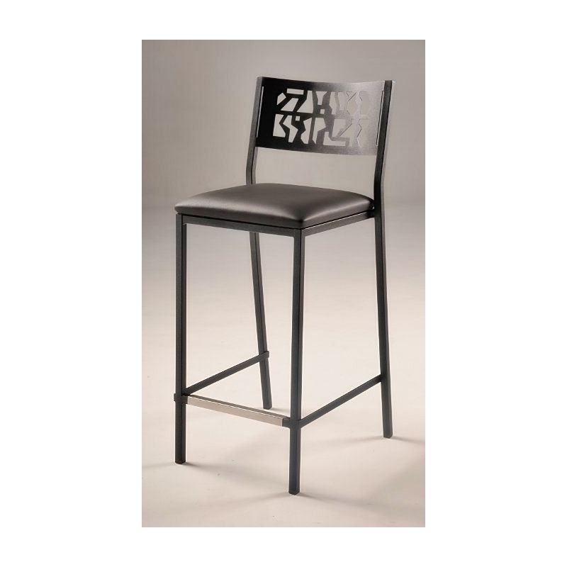 Tabouret de Bar Français en Métal LUCA 80 cm - Le Chaisier