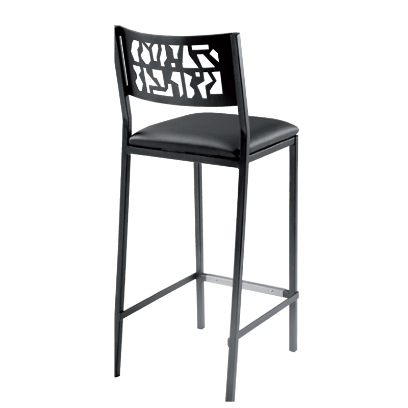 Tabouret de Cuisine Français en Métal LUCA 65 cm - Le Chaisier