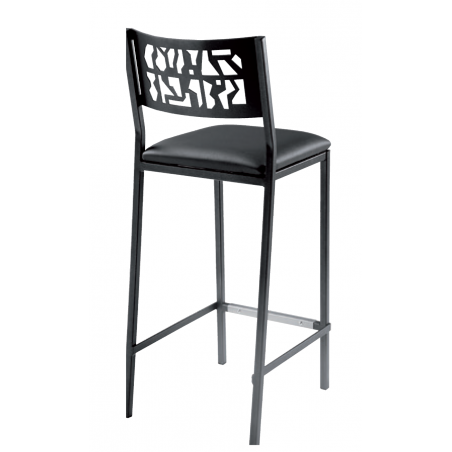 Tabouret de Bar Français en Métal LUCA 80 cm - Le Chaisier