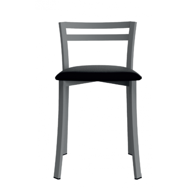 Chaise Dossier Bas en Métal Française JUJU - Le Chaisier