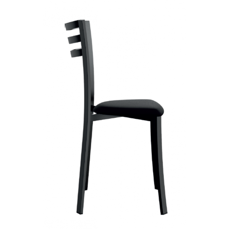 Chaise de Cuisine Métal et Simili Cuir LAURIE - Le Chaisier