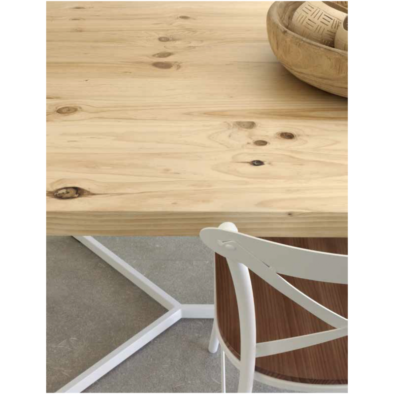 Chaise Industrielle en Bois et Métal MANILA - Le Chaisier