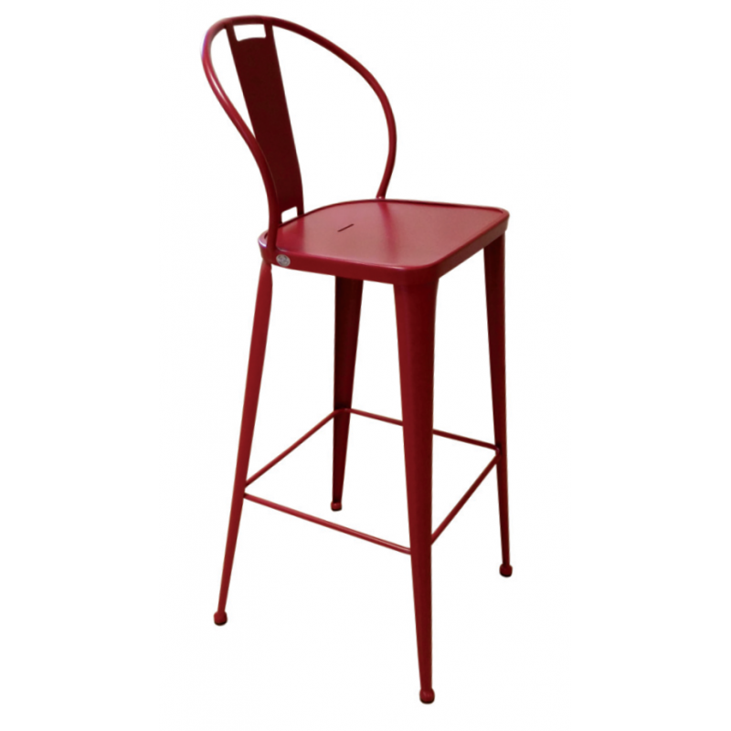 Tabouret Industriel en Métal et Bois ROMA - Le Chaisier