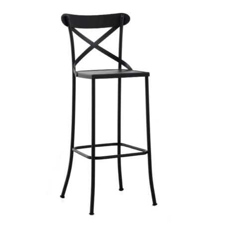 Tabouret Industriel MANILA en Métal et Bois - Le Chaisier