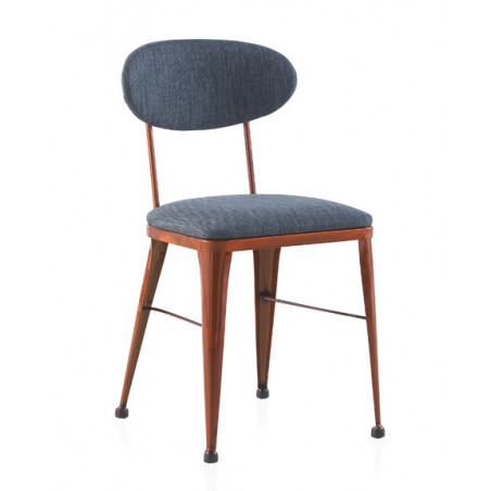 Chaise Contemporaine AUSTIN en Métal et Tissu - Le Chaisier