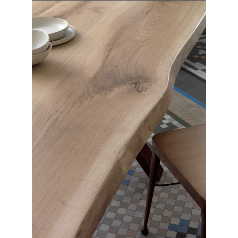 table de salle à manger contemporaine industrielle TRENTO