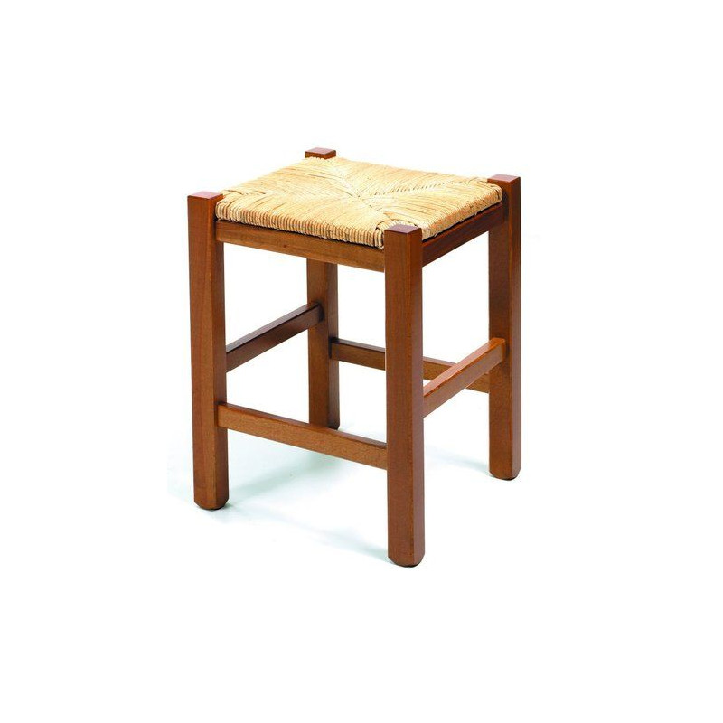 Tabouret Bas Bois Assise 45cm Rustica - Le Chaisier