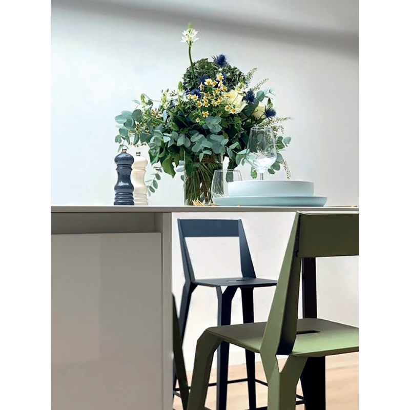 Tabouret Industriel en Métal Français PLUTON - Le Chaisier