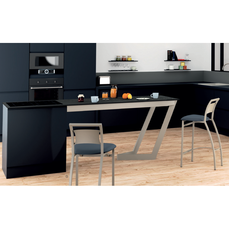 Tabouret Snack en Métal Contemporain LINA - Le Chaisier