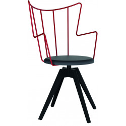 FAUTEUIL DE SALLE A MANGER AVEC ACCOUDOIRS PIVOTANT WELL