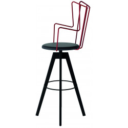 TABOURET SNACK FRANÇAIS CONTEMPORAIN AVEC ACCOUDOIRS WELL