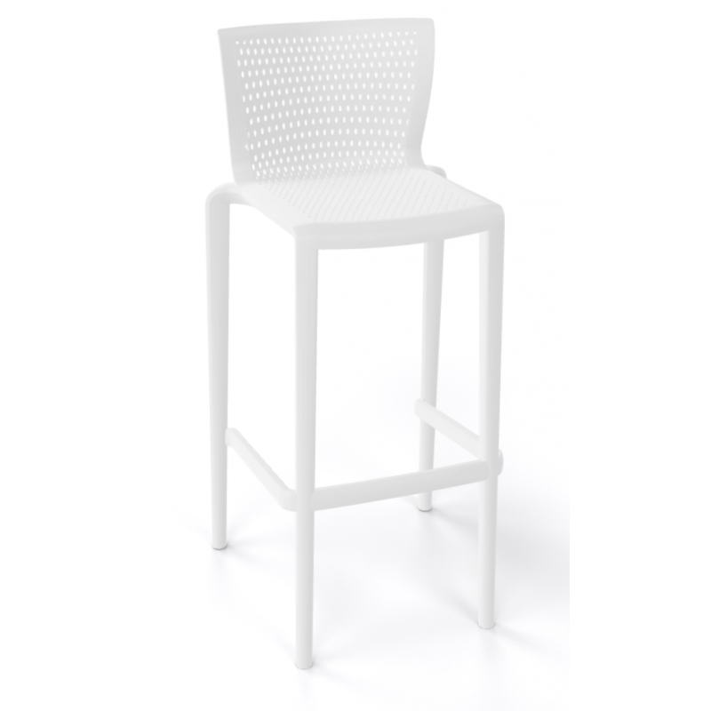 Tabouret de Bar D'extérieur en Polypropylène SPYKER - Le Chaisier