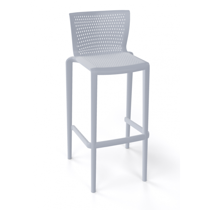 Tabouret de Bar D'extérieur en Polypropylène SPYKER - Le Chaisier