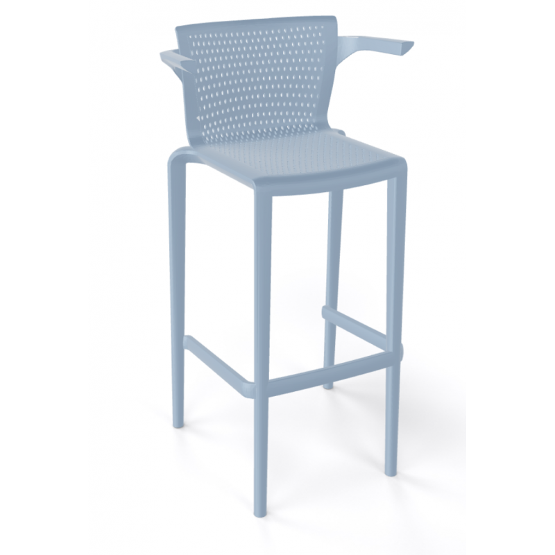 Tabouret de Bar D'extérieur en Polypropylène SPYKER - Le Chaisier