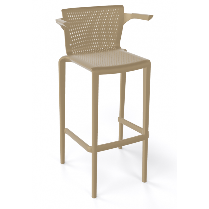 Tabouret de Bar D'extérieur en Polypropylène SPYKER - Le Chaisier