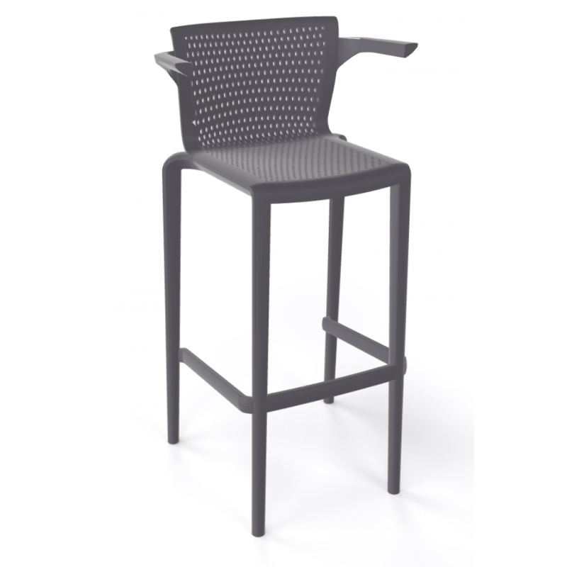 Tabouret de Bar D'extérieur en Polypropylène SPYKER - Le Chaisier