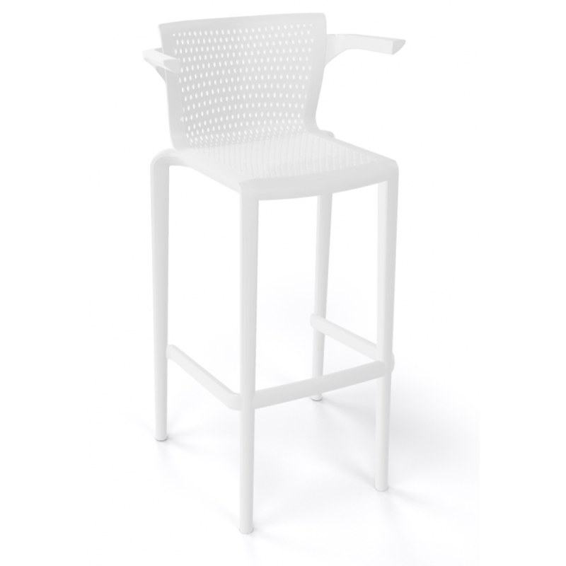 Tabouret de Bar D'extérieur en Polypropylène SPYKER - Le Chaisier